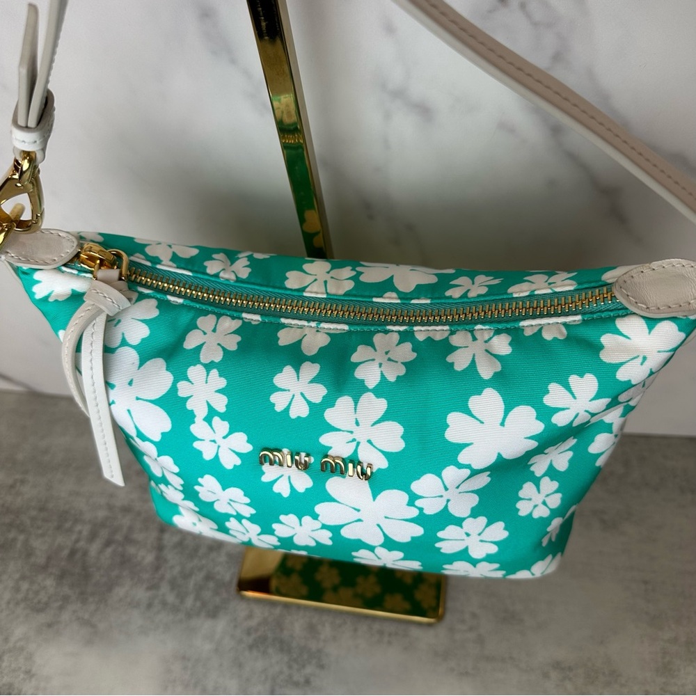 Miu Miu Nylon Top Handle Bag - Picture 5 of 13